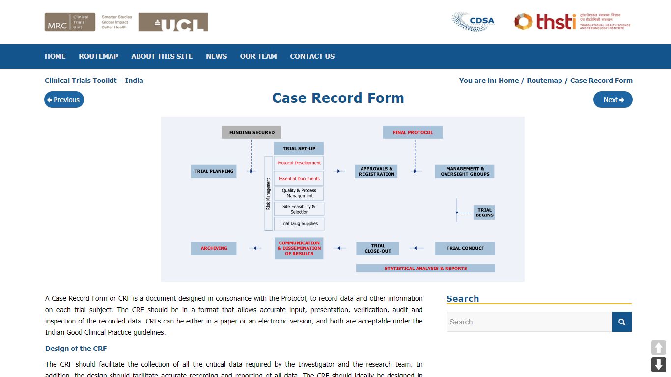 Case Record Form (CRF) – Clinical Trial Medical Monitoring Plan ...
